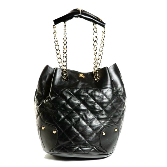 Burberry Handbags - Authentic Burberry Quilted Bucket Bag